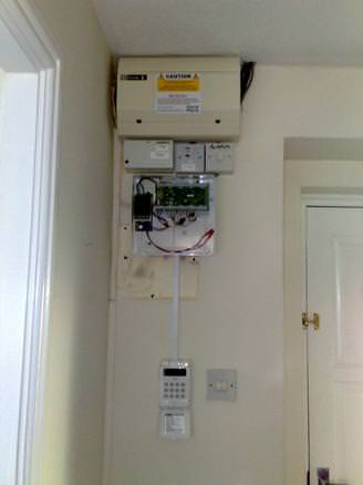 fuseboard change and security alarm install