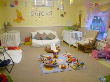 Our Chicks room birth-18 months