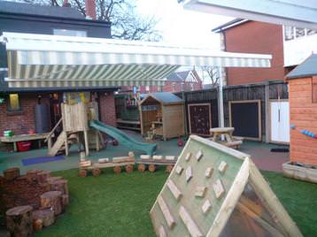 Our outdoor play area