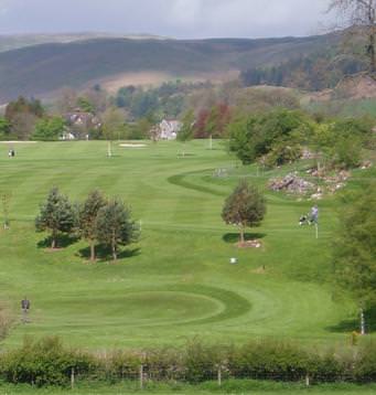 View of the 6th green and 8th fairway