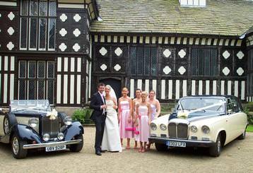 Bridal Party outside Great Hall