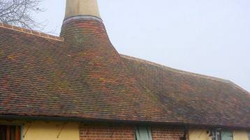 Unusual roof tiling