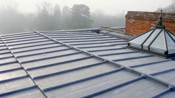 Flat lead Roof