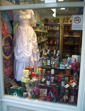One of the window displays