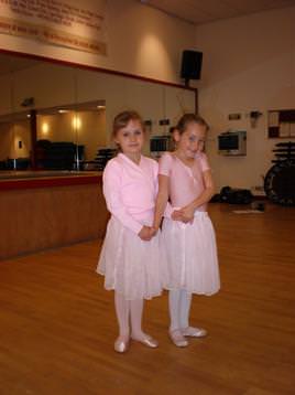 RAD Ballet girls in class