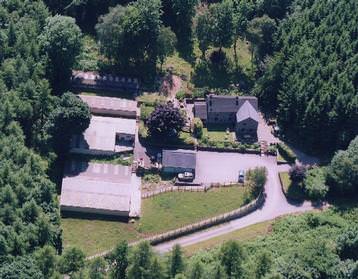 Aerial view of Buckland Kennels and Cattery