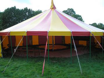 round party tent hire