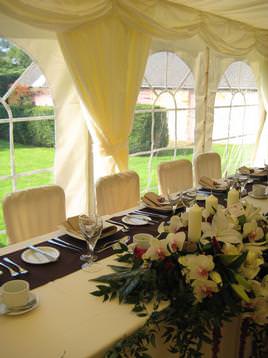 Internal Wedding Top Table