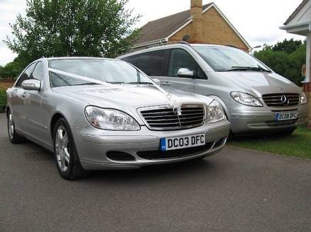 Mercedes S Class Wedding Car and Viano 8 seat