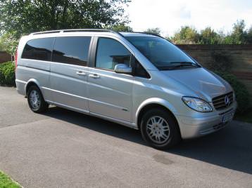 8 seater Mercedes Viano for larger groups