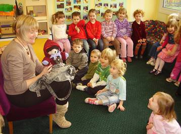 Circle Time in the Nursery Quiet Room