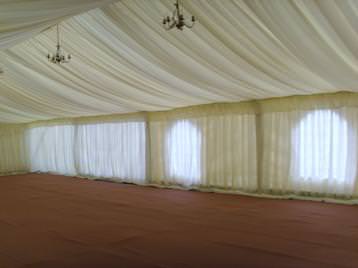 Marquee interior