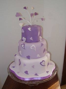 Jazz, funky cake with Swarovski crystal top