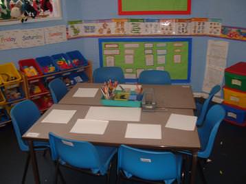 Writing area 2-5yrs