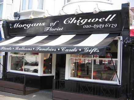 Morgans of Chigwell Shop Front