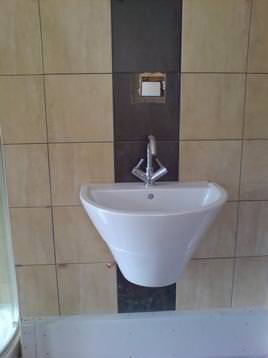 wall hung basin