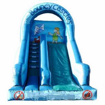 Bouncy seaside slide