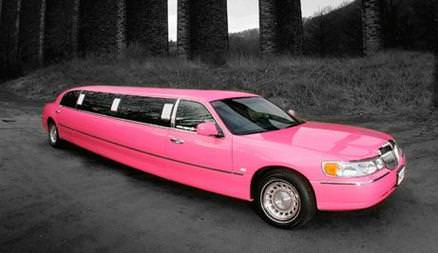 pink stretched limo