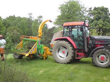 Tractor at work