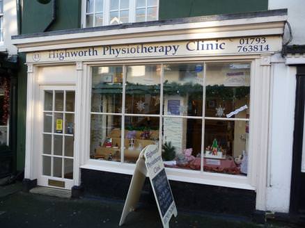 physiotherapy clinic shop front