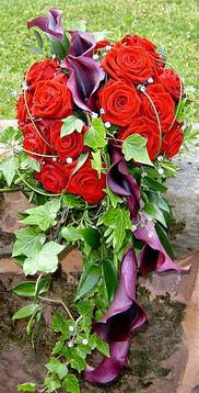 Brides Bouquet with Calla Lilies