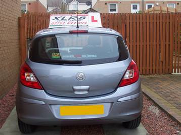 rear of new corsa