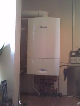 installation of new combi boiler 