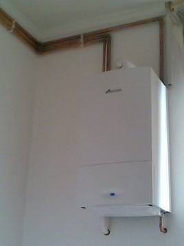 relocation and installation of new boiler  