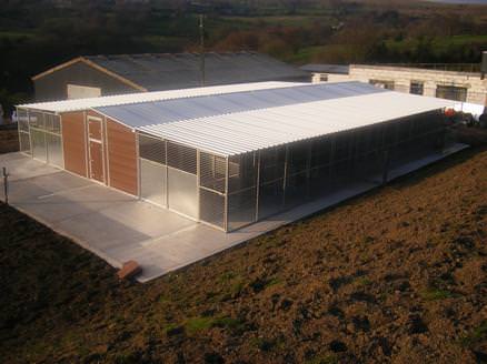 External pictures of our new kennel block