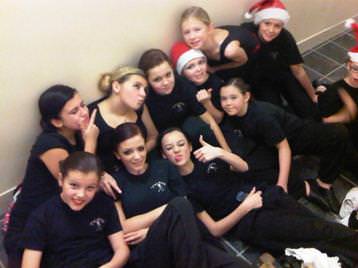 Backstage xmas 2010