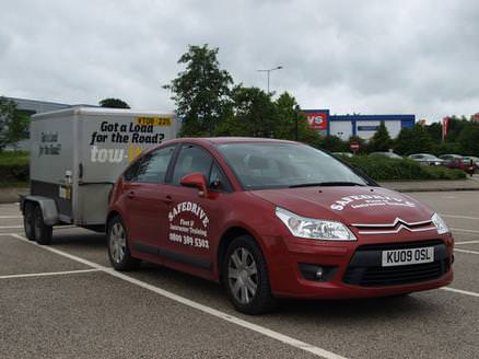 8X4 trailer as used on B+E test