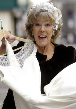 Sue Nicholls opens our Bridal Department