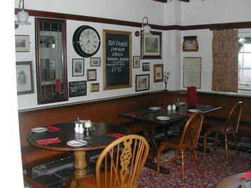 Part of the restaurant