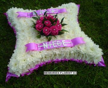 Funeral Flower Cushion
