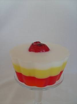 strawberry trifle soapcake