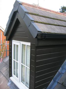 Dormer complete re-newal of old wood to UPVC 
