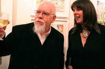 Peter Blake at the Brook Gallery