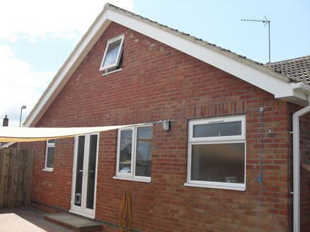 Rear view of Extension with loft Conversion