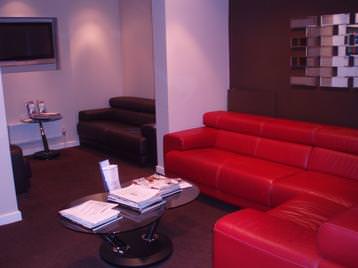 Downstairs waiting area