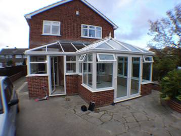 Edwardian "P" Shape Conservatory