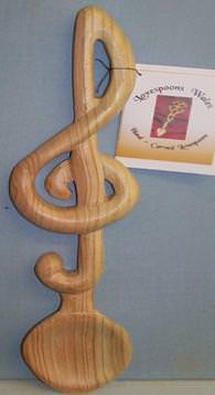 Treble Clef Lovespoon