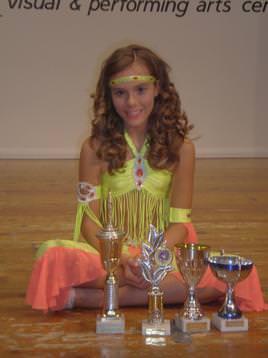 Bethany Morgan,winner at recent competition