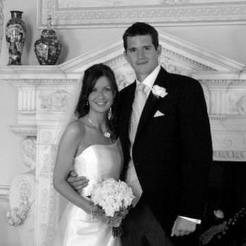 Bride and Groom at Wallington Hall