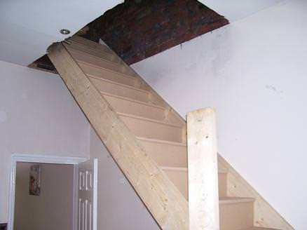 New stair case in recent loft conversion