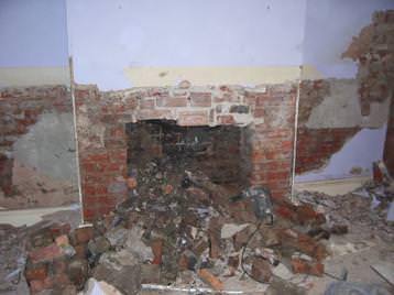 Recent renovation - original hearth