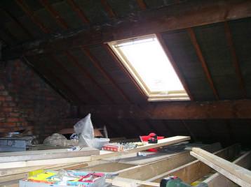 New velux window in loft