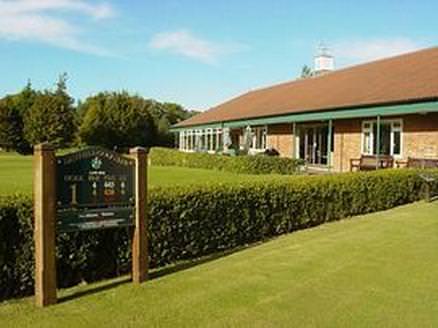 View of Clubhouse from 1st Tee 