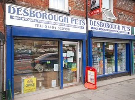 Shop front at the High Wycombe store