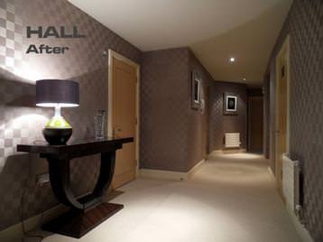 Hall in Grasscloth - Stark wallcoverings