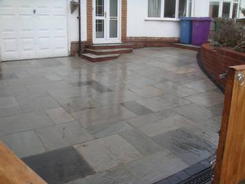 Natural stone driveways